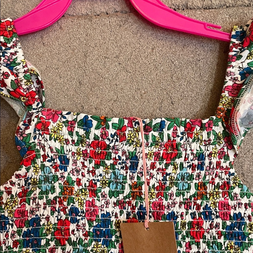 Boden Multicolor Floral Kids Dress size 8/9 - Picture 5 of 7